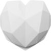 Diamond Heart Mousse Cake Mold Trays, 7.8-inch Silicone Baking Pan-Food Grade & BPA Free-Not Sticky Mould Suitable For Mousse,Chocolate Brownie,Jelly,Ice Cream,Chiffon,Cheesecake,Fondant - Image 3