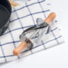 Creative Wooden Handle Stainless Steel Triangle Rolling Dough Cutter for Making Croissant Triangle Rolling Knife For Croissant Bread - Image 2