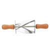 Creative Wooden Handle Stainless Steel Triangle Rolling Dough Cutter for Making Croissant Triangle Rolling Knife For Croissant Bread - Image 6