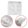 Baking tools White Silicone cake mold , Irregular Pattern Mousse Cover Cake Mould , Square Non Stick Silicone - Image 3