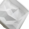 Baking tools White Silicone cake mold , Irregular Pattern Mousse Cover Cake Mould , Square Non Stick Silicone - Image 6
