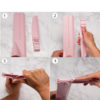 Adjustable Cake Scraper Baking Cake Smoother Spatula DIY Cake Tool for Random Colour - Image 3