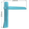 Adjustable Cake Scraper Baking Cake Smoother Spatula DIY Cake Tool for Random Colour - Image 4