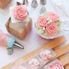 32-Piece Cake Decorating Tools Supplies Kit 24 Numbered Icing Tips with 2 Pastry Bags, 3 Icing Smoothers, 1 Flower Nail and 2 Reusable Couplers for Baking Supplies - Image 5