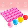 Cake Pop Maker Set with Silicone Molds with 3 Tier Cake Stand, Chocolate Candy Melts Pot, Paper Lollipop Sticks, Silicone Cupcake Molds, Decorating Pen with 4 Piping Tips, Bag and Twist Ties - Image 3