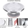 177 Pcs Cake Decorating Kits Supplies - Aluminium Alloy Revolving Cake Turntable, Numbered Cake Decorating Tips and Frosting Tools for Baking Cupcake Cookie Muffin Kitchen Utensils - Image 3