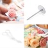 69pcs Piping Bags and Tips Set, Cake Decorating Kits Stainless Steel Baking Tips,3 Reusable Silicone Pastry Bags,3 Icing Smoother, 3 Couplers,6 Silicone Cupcake Baking Cups for Baking Decorating Cake - Image 4