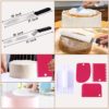 Cake Decorating Supplies 283 PCS KAMIDA Cake Decorating Tools with Rotating Turntable Stand, Leveler, Icing Tips,Disposable Bags,Chocolate Mold, Cake Decorating Kits for Beginners and Pro Cake Lovers - Image 6