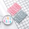 26 English Letters Silicone Cake Molds Cupcake Jelly Candy Fondant Cake Decoration Handmade Baking Mold Chocolate Mould Candy Making Supplies 3D Alphabet Letter Desserts Gum Paste Soap Mould Set 2Pcs - Image 4
