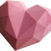 Diamond Heart Mousse Cake Mold Trays, 7.8-inch Silicone Baking Pan-Food Grade & BPA Free-Not Sticky Mould Suitable For Mousse,Chocolate Brownie,Jelly,Ice Cream,Chiffon,Cheesecake,Fondant - Image 2