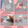 4 Pieces Metal Die Cuts in Rectangle, Heart, Round and Oval Shape Metal Cutting Stencil Embossing Dies Template Metal Cutting Dies for DIY Scrapbook Album Paper Card Cake Topper Craft Making - Image 4