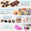Cake Decorating Supplies 2020 Upgrade 460 PCS Baking Set with Springform Cake Pans Set,Cake Rotating Turntable,Cake Decorating Kits, Muffin Cup Mold, Cake Baking Supplies for Beginners and Cake Lovers - Image 3