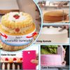 Cake Decorating Supplies 2020 Upgrade 460 PCS Baking Set with Springform Cake Pans Set,Cake Rotating Turntable,Cake Decorating Kits, Muffin Cup Mold, Cake Baking Supplies for Beginners and Cake Lovers - Image 4