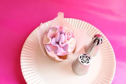 3pcs New Ball Russian Stainless Steel Tips Tulip Sphere Whip Cream Buttercream Icing Piping Nozzles DIY Baking Tools Small Torch for Decoration Cupcake Fondant Cake or any Pastry (3 pcs Ball Russian tips) - Image 2