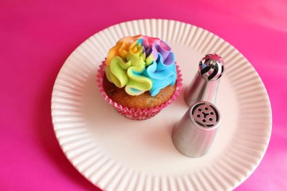 3pcs New Ball Russian Stainless Steel Tips Tulip Sphere Whip Cream Buttercream Icing Piping Nozzles DIY Baking Tools Small Torch for Decoration Cupcake Fondant Cake or any Pastry (3 pcs Ball Russian tips) - Image 3