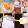 11 inch Rubber Spatula Heat Resistant Non-Stick Flexible Scrapers Baking Mixing Tool (4 Piece) - Image 4