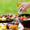 Long Cooking Thermometer Temperature Probe Digital Kitchen Thermometer Instant Read 5 Seconds LCD Large Screen Meat, Barbecue, Pastry, Bath Water Thermometer - Image 4