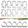50pcs Cookie Molds  DIY Bakeware Cookie Mold Cartoon Cookie Cutters Biscuit Mold Christmas Cartoon Biscuit Mold - Image 2