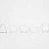 50pcs Cookie Molds  DIY Bakeware Cookie Mold Cartoon Cookie Cutters Biscuit Mold Christmas Cartoon Biscuit Mold